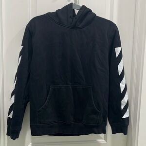 Off White Virgil Abloh Black & White Sweatshirt Sz M